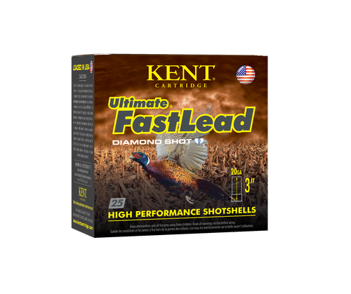 Kent Ultimate Fast Lead 20 Gauge Ammo - 3" | 1 1/4 oz | #5 Shot | 25rd Box