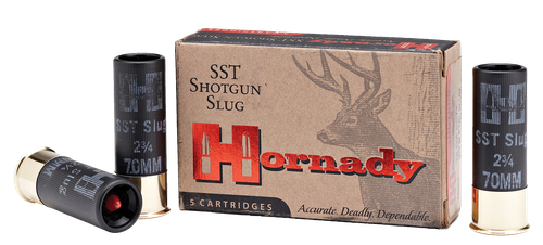 Hornady Custom Lite 12 Gauge Ammo - 2-3/4" | Slug | 5rd Box