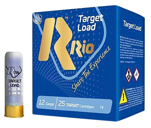 Rio Target Load High Velocity 12 Gauge Ammo - 2-3/4" | 1 1/4 oz | #9 Shot | 25rd Box