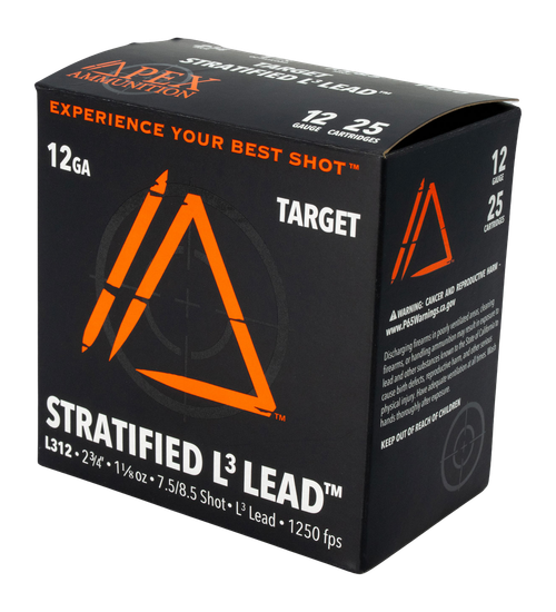 Apex 12 Gauge Ammo - 2-3/4" | Steel | 25rd Box (ET12-7585)