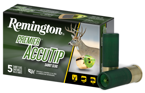 Remington Premier AccuTip 12 Gauge Ammo - 2-3/4" | Sabot Slug | 5rd Box