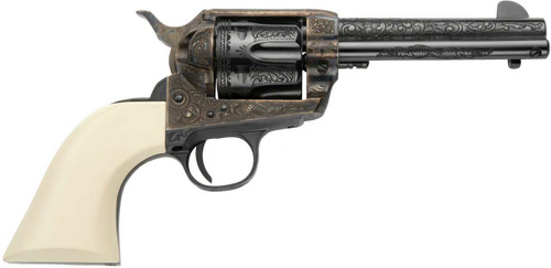 Wilde Built Tactical Pietta 1873 Del Rio Deluxe in .45 Colt Engraved Right Side