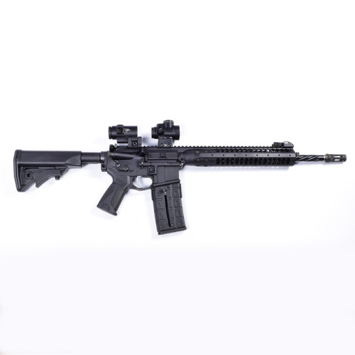 LWRC IC-SPR with Trijicon MRO HD Magnifier Combo & SureFire WARCOMP in 5.56x45 NATO Right Side
