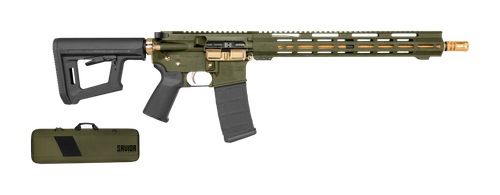 Diamondback Firearms DB15 16" (DB175AK804) CALIFORNIA LEGAL - .223/5.56 - Green/Gold