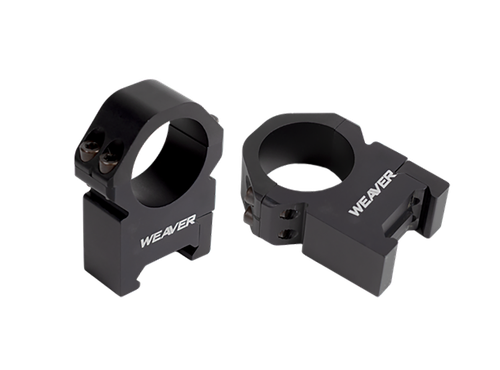 Weaver Precision Scope Rings, 1" X-High - Matte Black