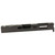 LanTac Razorback Stripped Slide for Glock 17 Gen 4, RMR Cut, Black DLC