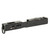 LanTac Razorback Stripped Slide for Glock 19 Gen 4, RMR Cut, Black DLC