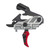 Rise Armament Blitz G2 AR Trigger 3.5lb Curved Red with Interchangeable Blade