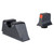 Trijicon Suppressor/Optic Height HD XR Night Sight Set, Fits Glock 17/19/17L/22/23/26/27/45/19X, Green