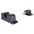 Trijicon HD XR Tritium Night Sight Set, Fits S&W M&P C.O.R.E./M2.0 Optics Ready, Green Tritium with Yellow