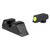 Trijicon HD Tritium Sight Set, Fits Glock 21/20/29/30/41 MOS (Including S and SF Variants), Green Tritium