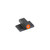 Ameriglo Tritium Front Sight, Fits S&W Bodyguard 2.0, Green Tritium with Orange Outline, .188" Height, .125"