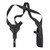 Uncle Mike's Vertical, Shoulder Holster, Right Hand, Black, Open End, Kodra Nylon