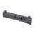 Zaffiri Precision ZPS.2 Slide, Fits Glock 43X, Flush and Crown Barrel, Cerakote Finish, Black, RMR Optic Cut