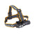 Fenix HM71R, Headlamp, White LED, 2,700 Lumens, Matte Finish, Black, Includes Headband and Rechargeable