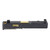 Zaffiri Precision IBS Complete Slide, Fits GLOCK 19 Gen 5, Chunk Ported Barrel, Gold, Cerakote Finish, Black