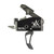 Radian Weapons Vertex CBX Curved, Trigger, Black Trigger, Silver Hammer, Fits AR Rifles