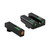 TruGlo TFX Pro Tritium/Fiber-Optic Day/Night Sights Fit Glock 17 17L 19 23 24 26 27 33 34 35 38 39 45