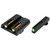 TruGlo TFO Tritium/Fiber Optic Day/Night Sights for Glock 17 / 17L 19 22 23 24 26 27 33 34 35 38 and 39 Front