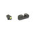 XS Sights Sight Systems R3D 2.0 Night Sights for Glock 20/21/29/30/30S/37/40/41 Green Front with Black Rear