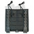 Grey Ghost Gear Double Magazine Pouch, Fits AR15 Magazines, Laminate Construction, Black, Includes 2 Malice