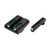 TruGlo TFO Tritium/Fiber-Optic Day/Night Sights Fit Glock 20 21 25 28 29 30 31 32 37 40 and 41 - Front