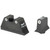 Trijicon Suppressor Height Night Sights, Fits Glock 17/19/22/23/26/27/31/32/33/34/35/37/38/39, Black, Tritium
