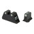 Trijicon Bright & Tough Suppressor Sight Set for Glock Large Frames Green with White Front and Rear