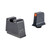Trijicon Suppressor/Optic Height, Night Sights, Orange Front with Black Rear & Green Lamps, Fits Glock