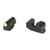 XS Sights Minimalist, Night Sights, Fits S&W K-Frame, Green Dot