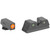 Meprolight ML40220 Hyper-Bright Orange Ring Front/Green Rear Sights for Glock Models: 4243