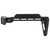 Midwest Industries Minimalist, Side Folding Stock, Anodized Finish, Black, Fits Picatinny