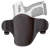 Byrna Technologies RH68311 Waistband Iwb/owb Black Nylon Belt Clip Compatible W/ Byrna Sd/sd Xl/hd/hd XL