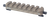Kinetic Development Group KINECT M-LOK 7-Slot Picatinny Rail, FDE
