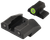 XS Sights SPR202P6G R3D 2.0 Night Sight Set Green Tritium Front/Black Oxide Frame Fits Springfield SA-35