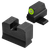 XS Sights SIM004P4G Minimalist Night Sight Set Green Tritium Front/Black Oxide Frame Fits Sig