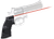 Crimson Trace 011280 Lasergrips Fits S&W K & L Frames Square Butt, Red Laser 633nM Wavelength 5mW Output