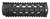 Yankee Hill Machine AR-15 Diamond Pattern Free Float Handguards - Diamond Series Handguard, Carbine