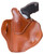 1791 Gunleather RVHX3CBRR RVHX-3 OWB Size 03 Classic Brown Leather Belt Slide Right Hand