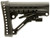 Archangel AA120 Heavy Duty Black Synthetic, 6 Position, Fits AR-Platform with Commercial Tube