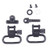 Grovtec Us Shotgun Sling Swivel Sets - 1'' Fits Side by Side,incl Swivels,forend Mnt Bracket,rr Stud