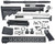 Bowden Tactical J27115 AR Rifle Build Kit Complete, 15" M-Lok Handguard, Mil-Spec Parts, Flip Up Sights