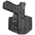C&G Holsters 1850100 Covert OWB Black Kydex Belt Loop Fits 1911 Government 5"