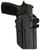 Comp-Tac Compensator-Tac C241SS165RBKN International OWB Black Kydex Belt Slide/Paddle Fits SIG P226 W/ Rail