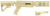 Archangel AA556RDT AR-15 Style Conversion Stock Desert Tan Synthetic 6 Position for Ruger 10/22
