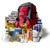 ReadyWise Wise Five Day Emergency Survival Kit Backpack For One Person-32 Servings Red