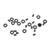 Sprinco Usa AR-15 Extractor Inserts & O-rings Mil-spec - Lucky 13 Black Extractor Insert & Viton O-ring 13 Pk