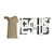 Aero Precision M4E1 Lower Parts Kit W/ MOE SL Grip - FDE