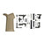 Aero Precision M5 Lower Parts Kit W/ MOE SL Grip for AR-308 FDE
