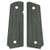 Vz Grips 1911 ''Gator-back'' Grips - Government Grips, Slim, Blast Black Canvas